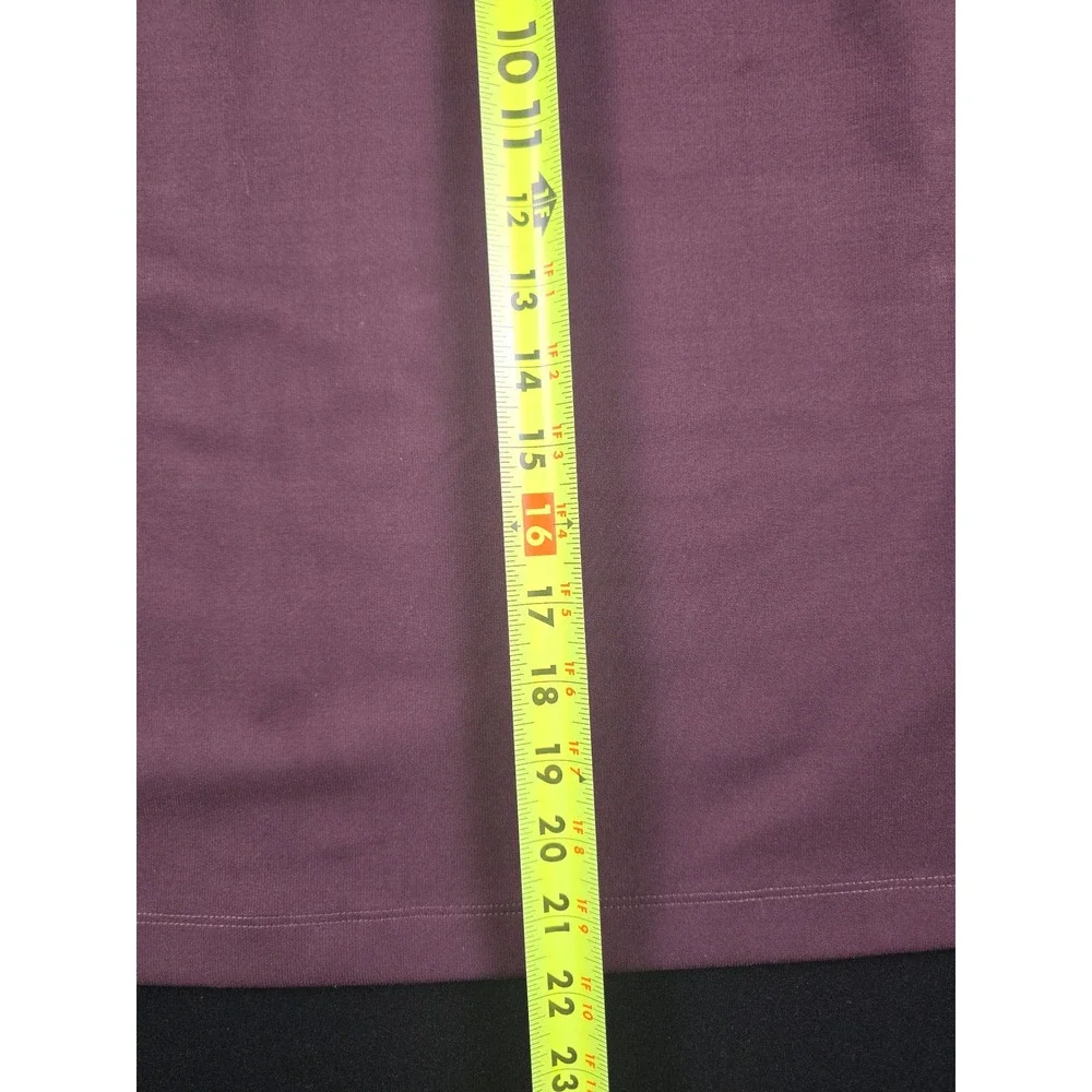Duluth Trading Co Womens Size 8 Mauve Plum Active Skirt Zipper Pockets Stretch